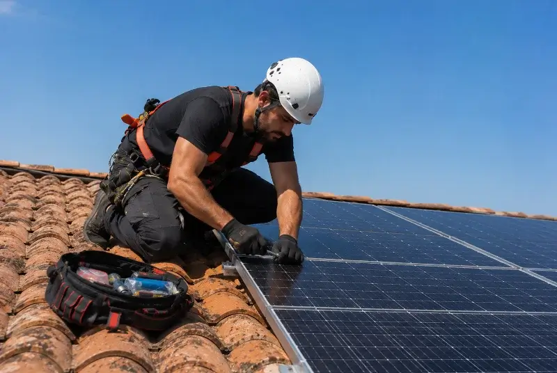 Maintenance et monitoring de panneaux solaires en Gironde