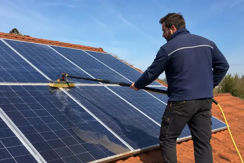 Nettoyage et entretien de panneaux solaires en Gironde